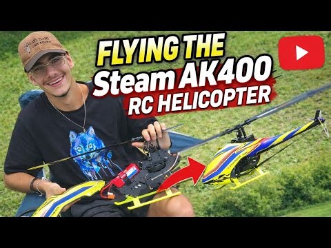 This Steam AK400 RC Helicopter Flies BETTER Than Expected!