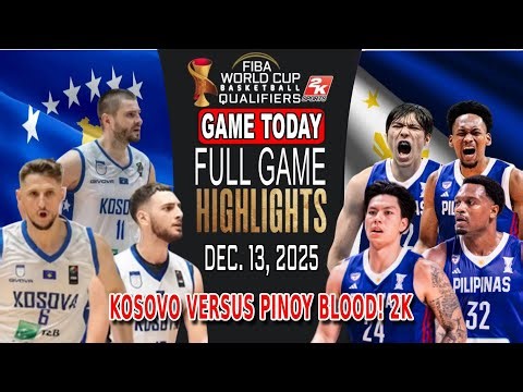 GILAS PILIPINAS vs KOSOVO GAME TODAY December 13, 2025 - Philippines Demolishes Kosovo! So Strong!