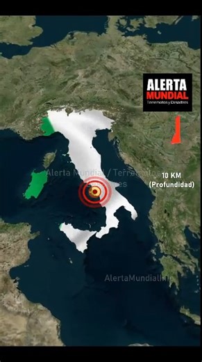 1.5M views · 6.6K reactions |  ¡Temblor en Campania, Italia! ⚠️  Fecha y Hora Local: 13/03/2025 - 01:25:05  Magnitud: 4.1  Profundidad: 2 km  Referencia: 4 km al ESE de Nápoles, Italia  Movimiento sísmico superficial, posible percepción fuerte en áreas cercanas.  | Alerta Mundial / Terremotos y Desastres | Facebook