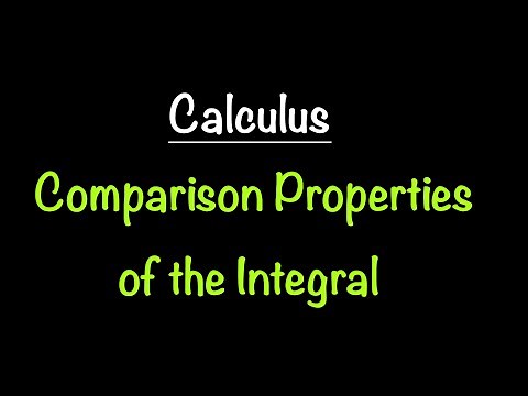 Comparison Properties of the Integral—Inequalities with Integrals | Math with Professor V