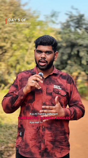 Pratik Deshmukh Creations on Instagram: "Day 5 Of Mobile Cinematography Series 🎥 • • Camera Angles • • • #cinematography #tutorial #cameraangles #trendingreels #explorepage"