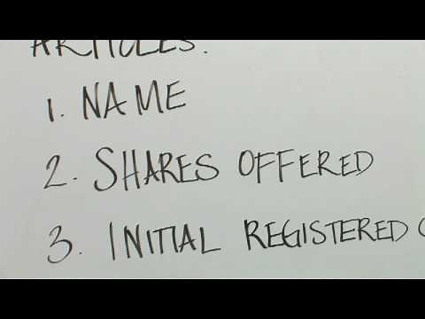 Business Advice : How to Incorporate a Small Business