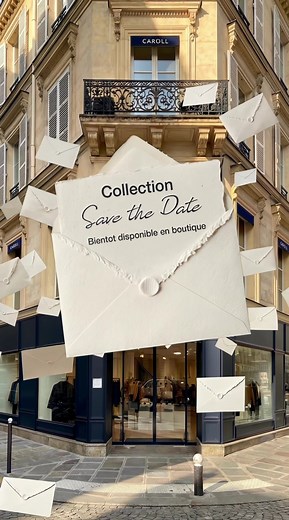 Save the Date 💌 La saison des moments magiques et des célébrations commence chez Caroll. ✨💖 #Caroll #Ceremonie #nouveautés #savethedate