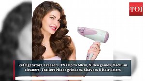 91K views · 689 reactions | The GST Council cut rates on 88 items, including footwear, refrigerator, washing machine and small screen TV, while the widely demanded sanitary napkins have been exempted from the levy. | The Times of India | Facebook