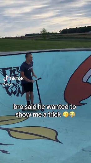 What is happening? 😅 (via @Tom_scoot) #fail #trick #scooter | disney 100