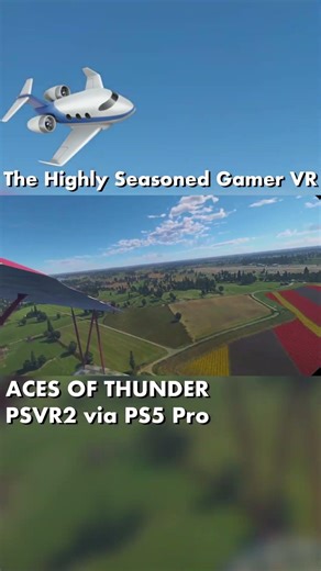 Learning To Fly on PSVR in VR! ACES OF THUNDER #psvr2 #VR #ps5 #ps5pro