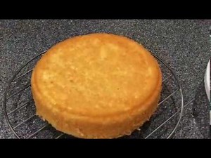 How To Bake A Basic Plain Sponge Cake (without butter and oil)