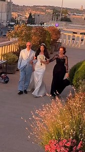 Singing Boi Beshalom at this intimate, beautiful wedding as the sun sets over Jerusalem 🫶🏻 | Adam Lahav