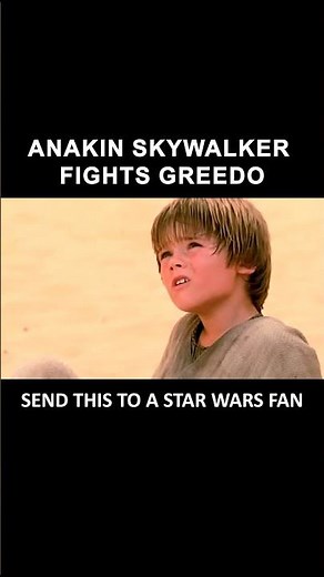 Anakin Skywalker fights Greedo (Deleted Scene) | STAR WARS