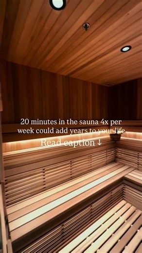 Saunas Can Extend Your Life Span #SaunaBenefits #longevitylifestyle
