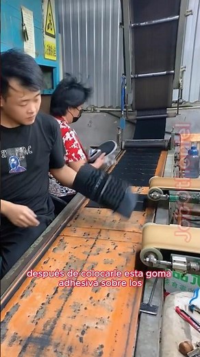 how to easily glue soles on a shoe assembly line
