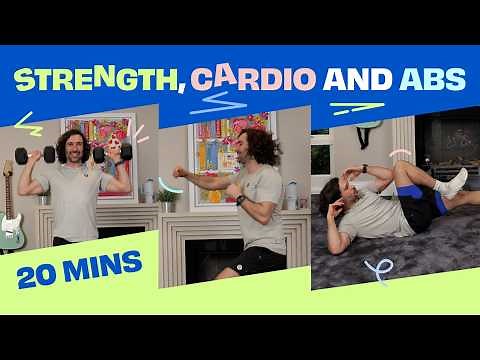 20 Minute STRENGTH, CARDIO & ABS | Joe Wicks Workouts