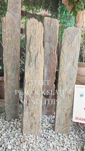 3ft Big Slate Monoliths for Garden and Landscaping