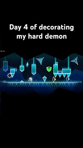 Darkening Despair Deco Day 4 #geometrydash #gdupdate #gd #gameplay #layout