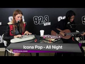 Icona Pop perform "All Night" at 92.3 NOW in New York City