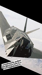 405K views · 2.5K reactions | I accidentally pulled the Ejection seat in a f-117 Nighthawk!!!! . . . . . #stealthbomber #b #f #aviation #spirit #stealth #usaf #bomber #airforce #usairforce #aircraft #northropgrumman #military #ebike #avgeek #raptor #aviationphotography #lockheedmartin #liverpool #stealthfighter #surron #a #whitemanafb #blender #c #militaryaviation #aviationdaily #aviationlovers #usa #FacebookReelsContest | Scott Eastwood | Facebook