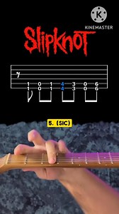 Top 5 Easy Slipknot guitar riffs with tabs #guitarlessons #guitartabs #guitarsolo #guitarist #guitarplayer #metalguitar #Slipknot | Seven Fold