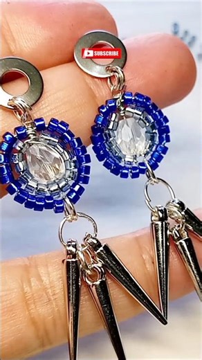Make Beautiful Silver Wire Earrings at Home #shorts #crafts #jewelry