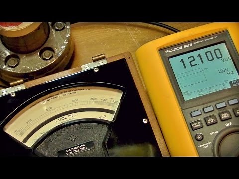 (#0198) Electrostatic Voltmeter #2 - Operation & Advantages