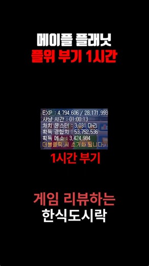 플레임위자드 부기 사냥 꿀팁! 메테오 투킬 사냥