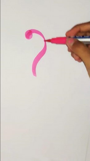 Cute Flamingo Drawing with a Shell | Kids Art🦩