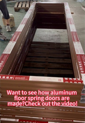 How Aluminum Floor Spring Doors are Manufactured