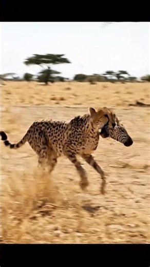 Cheetah vs Zebra Fighting