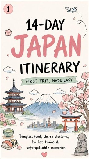 Japan Itinerary 14 Days 🇯🇵 | Osaka, Kyoto, Tokyo, Nara & Mount Fuji Travel Guide