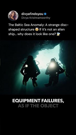 Did Divers Find a Crashed Alien Ship?