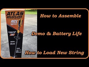 ATLAS 80V Brushless Cordless 16 in String Trimmer