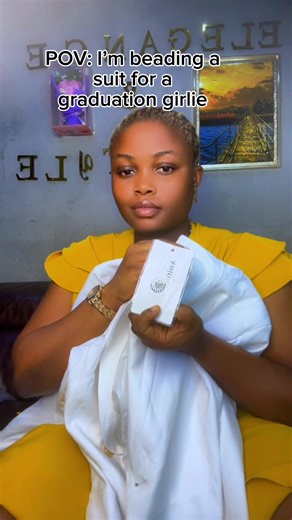 Therapeutic Beading: Crafting My Graduation Suit