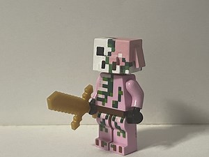 lego我的世界moc展示 僵尸猪灵Zombified Piglin