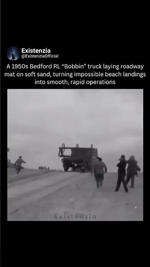 The Military Truck That Rolled Out Instant Roads
