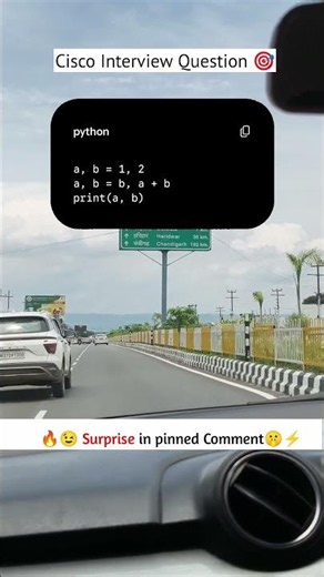 Fibonacci in 1 Line? Python Interview Hack! 🤯