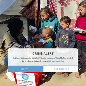 1.4K views · 3.7K reactions | The Gaza crisis is worsening—families lack food, shelter & aid. Your urgent donation today can bring them relief. | Helping Hand USA | Facebook
