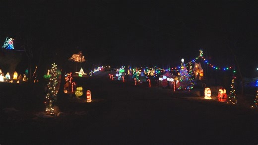 Belton couple turns front yard into dazzling holiday walkthrough