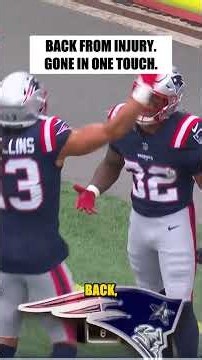 TreVeyon Henderson's Comeback Run Erases Every Doubt In 39 Yards #shorts #nfl #patriots #steelers
