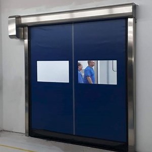 [Hot Item] Zipper Type Airtight Rapid Roller Shutter Door for Negative Pressure