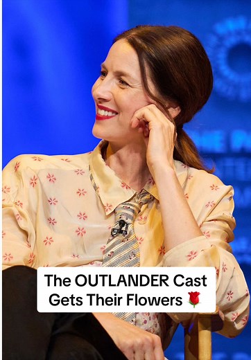 At PaleyLive: #Outlander: A Celebration, moderator Jessica Radloff praised the cast for something increasingly rare in television: showing up with the same passion and commitment season after season. From every press tour to every fan event, the Outlander family has never stopped giving 100%. #CaitrionaBalfe explains why the cast continues to show up, and why telling #DianaGabaldon’s story remains a privilege.