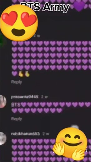 BTS ARMY 💜 BTS heater 🖤🖤🖤 comments Karo 🥰