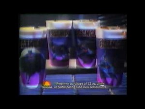 Taco Bell | Batman The Movie Cups | Television Commercial | 1989
