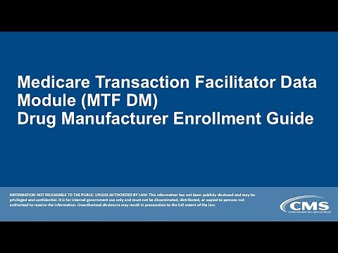 CMS MTF DM Drug Manufacturer Enrollment Guide