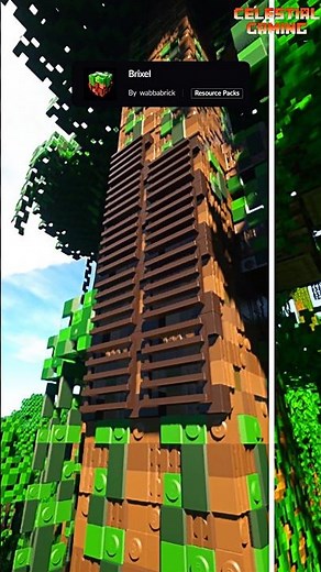 Minecraft BEST LEGO Texture Pack #minecraft #texturepack #resourcepack #shorts