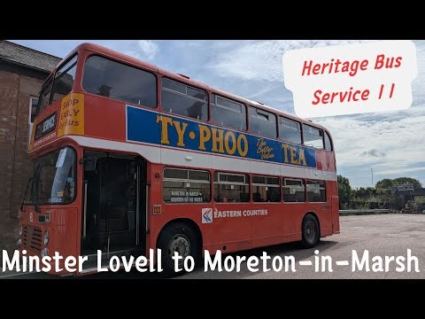 Bristol VR | Heritage tour in Cotswolds | Bus 11 Minster Lovell to Moreton-in-Marsh | September 2025