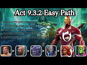 MCOC Act 9.3.2 Easy Path For Completion - Iron Man IW Boss