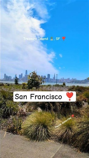 San Francisco 📍 Treasure Island Panorama & Three Iconic Bridge 🌉 #california #Sanfrancisco #SF
