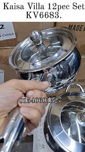 Kaisa Villa 12pec Cookware Set KV6683.... Pricc: 7500Tk | Somaharbd.com -সমাহারবিডি.কম