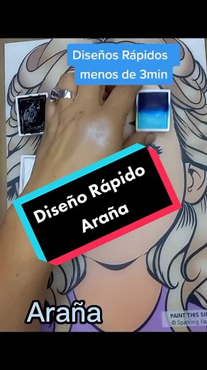 Spider Web Face Painting Tutorial in Real Time