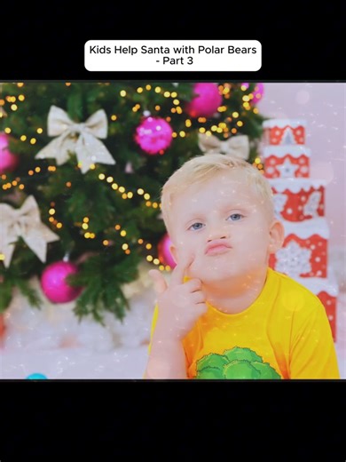 Kids Join Santa to Help Polar Bears This Christmas