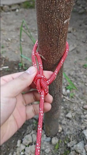 The Chengren knot is the real king of knots, strong and easy to tie and untie. #knot